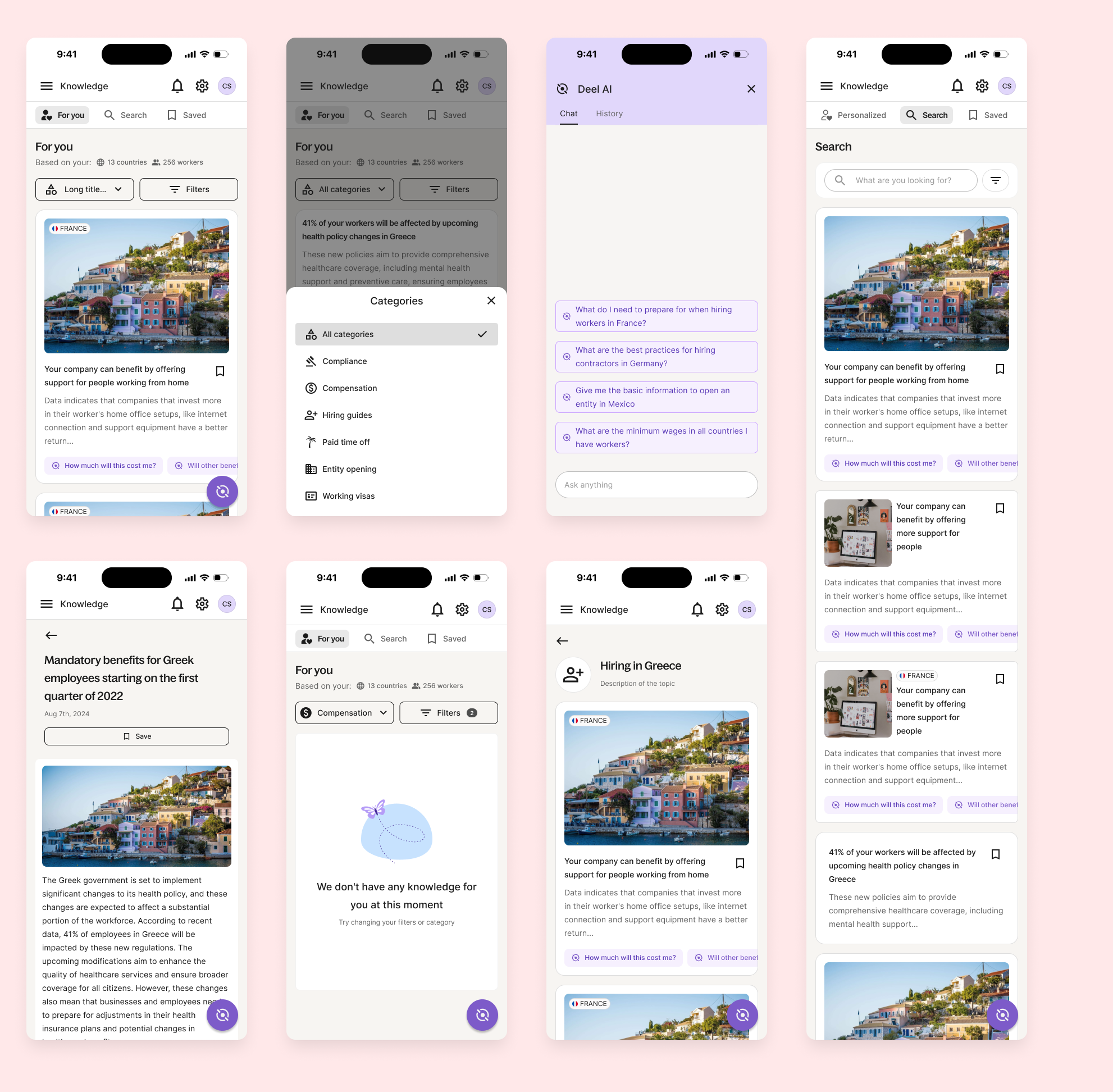 Knowledge Hub - Deel AI chat